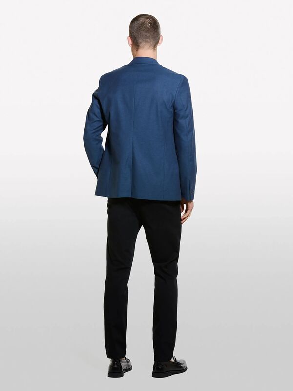 Pamuk Karışımlı Dar Kesim Chino Pantolon Erkek Siyah Pantolon - 325P4AIHSF021