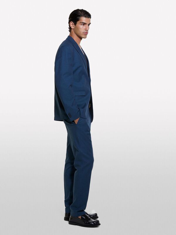 Pamuk Karışımlı Dar Kesim Pantolon Erkek 913 Pantolon - 324A4LAGSF04D