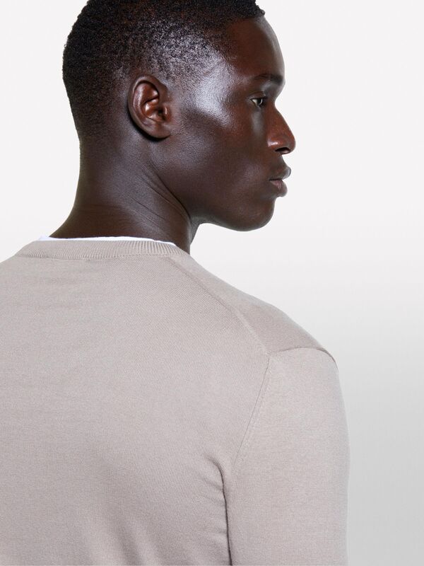 Pamuk Karışımlı Normal Kesim Uzun Kollu Ribanalı Hırka Erkek 18U Hırka - 324A10F2S1C78