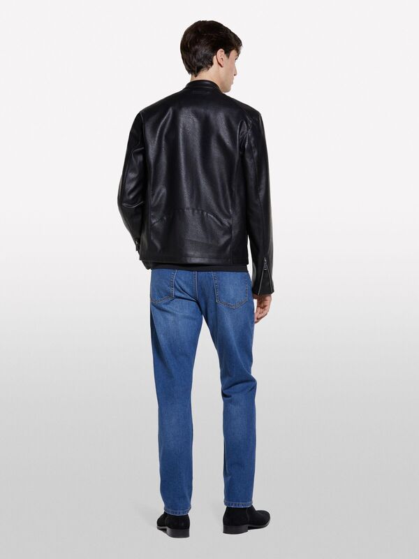 Pamuk Karışımlı Regular Fit Denim Pantolon Erkek Buz mavisi Denim Pantolon - 325P4MCPSE02I