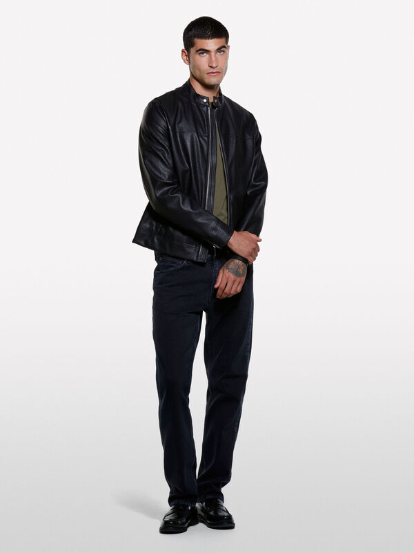 Pamuk Karışımlı Taş Yıkama Regular Fit Denim Pantolon Erkek Krem Pantolon - 325A4TLASE02I