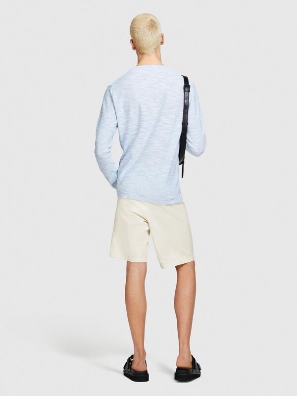 Pamuk Karışımlı Uzun Kollu Bisiklet Yaka Kazak Erkek 8R4 Kazak - 324P107CT1B07