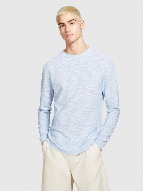 Pamuk Karışımlı Uzun Kollu Bisiklet Yaka Kazak Erkek 8R4 Kazak - 324P107CT1B07