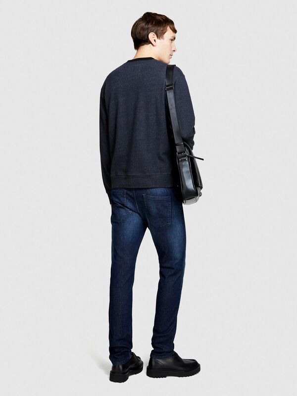 Pamuk Karışımlı Yıkama Efektli Skinny Fit Denim Pantolon Erkek Haki Mix Pantolon - 324P4Y7V576L9