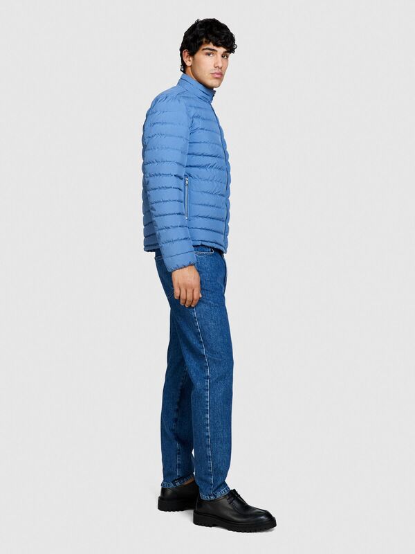 Pamuk Liyosel Karışımlı Rahat Kesimli Denim Jogger Pantolon Erkek Mavi Pantolon - 324P4QBESE020