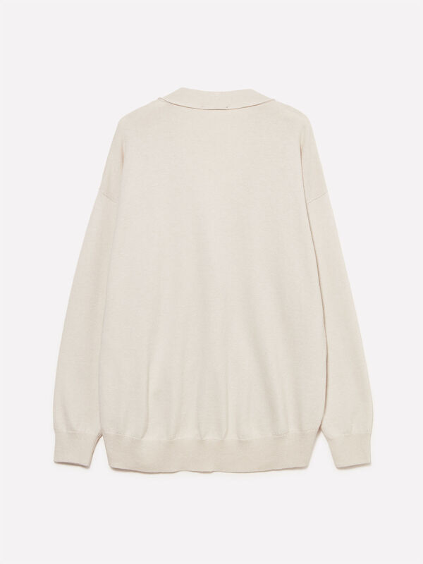 Pamuk ve Yün Karışımlı Önü Düğmeli Cepli Düşük Kol Hırka Kadın Pembe Hırka - 325A1KHTM602P