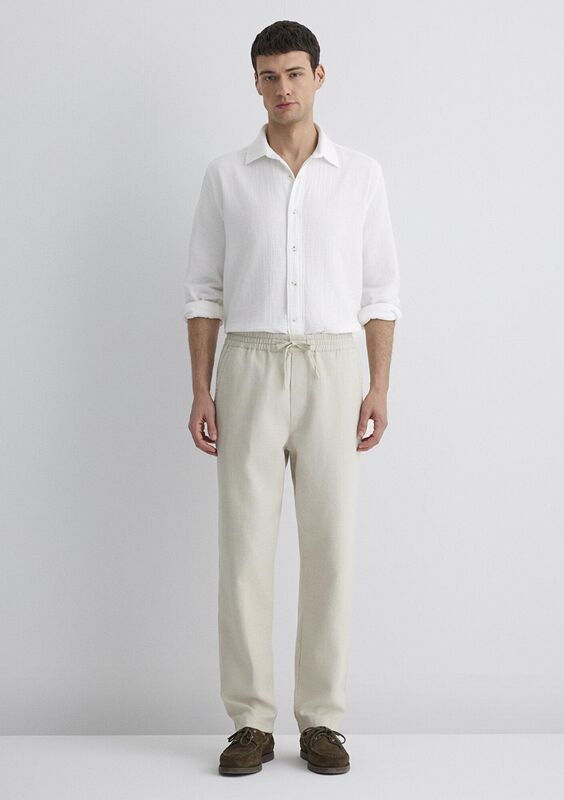 PANTOLON Erkek Bej Pantolon - M0010447