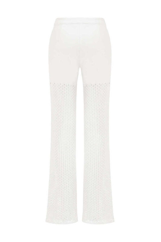 PANTOLON Uniseks Beyaz Pantolon - W22S09D130PN