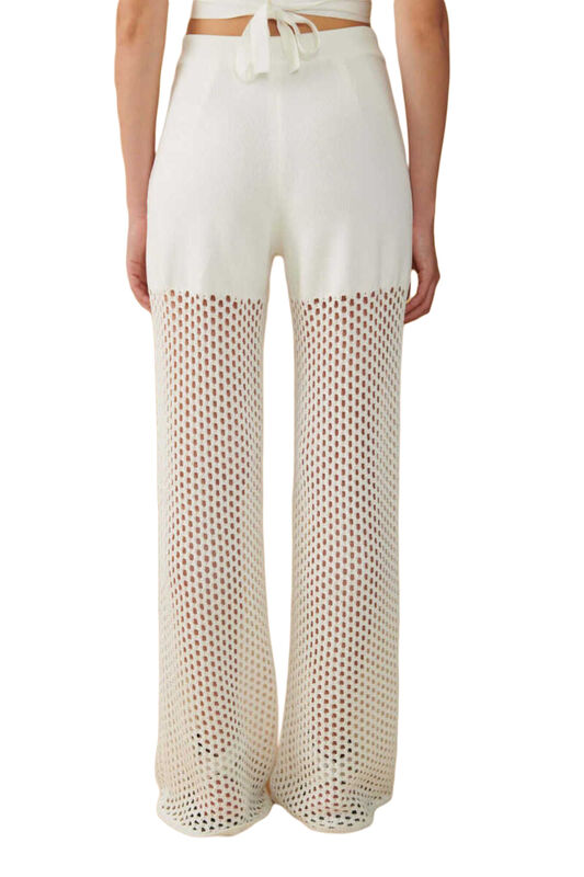 PANTOLON Uniseks Beyaz Pantolon - W22S09D130PN