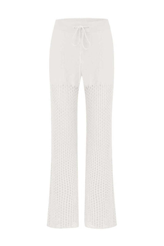 PANTOLON Uniseks Beyaz Pantolon - W22S09D130PN