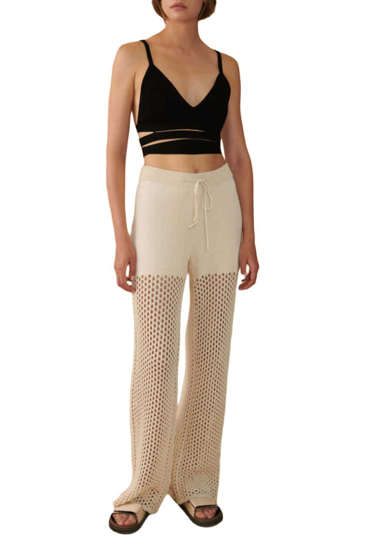 Mısırlı - PANTOLON Uniseks Gri Pantolon - W22S09D130PN