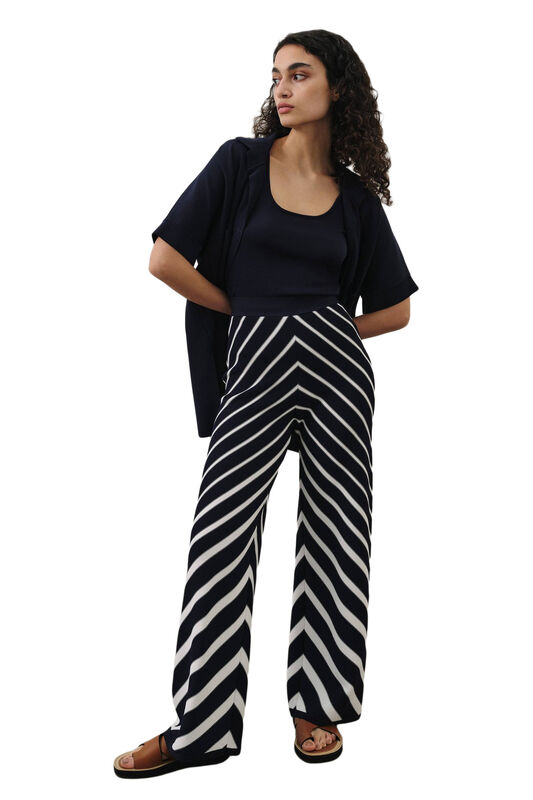 Mısırlı - PANTOLON Uniseks Lacivert Pantolon - W23S03D555PN