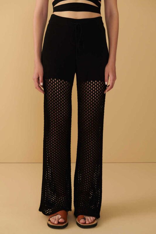 PANTOLON Uniseks Siyah Pantolon - W22S09D130PN