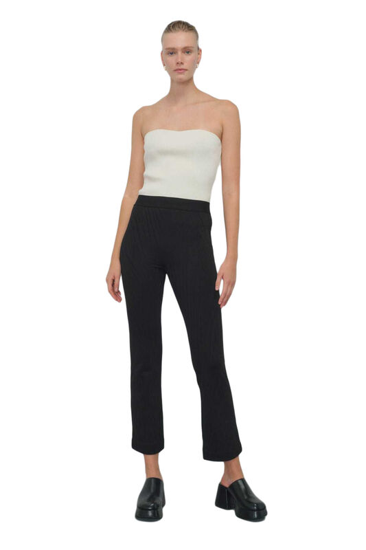 Mısırlı - PANTOLON Uniseks Siyah Pantolon - W22S10D143PN