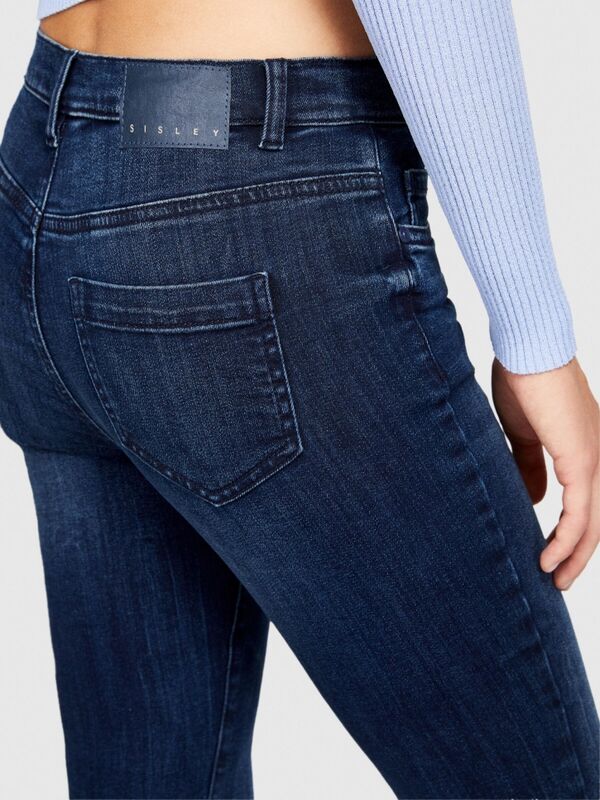 Papeete Skinny Fit Yüksek Bel Denim Pantolon Kadın Haki Mix T-Shirt - 323A44PMLE01K