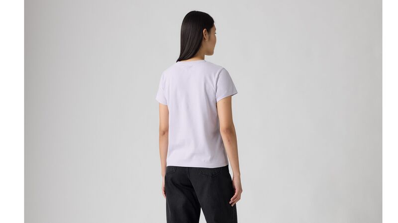 PERFECT TEE THISTLE COTTON Kadın Mavi T-Shirt - 39185