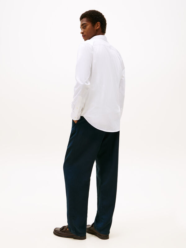 PERFORMANCE KNIT SOLID LS SHIRT Erkek Beyaz Gömlek - MW0MW39418