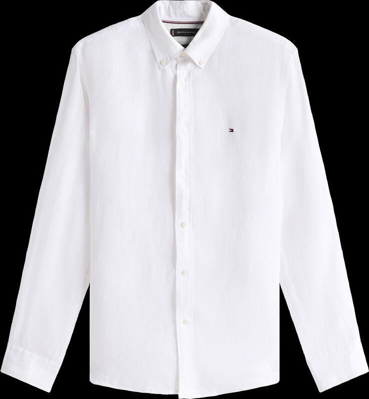 PIGMENT DYED LI SOLID RF SHIRT Erkek Beyaz Gömlek - MW0MW34602