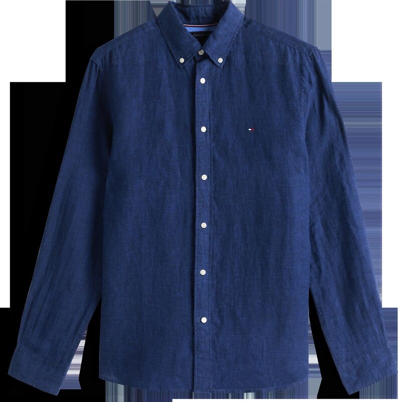 PIGMENT DYED LI SOLID RF SHIRT Erkek Mavi Gömlek - MW0MW34602