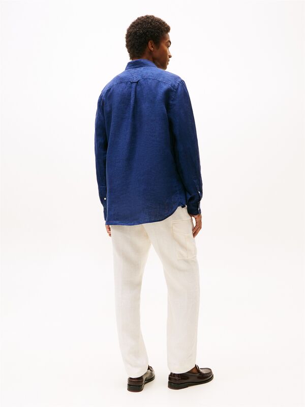 PIGMENT DYED LI SOLID RF SHIRT Erkek Mavi Gömlek - MW0MW34602