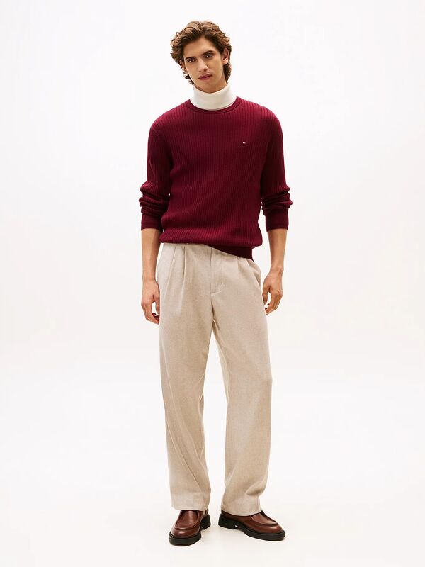 PIMA CTN CASH STRUCTURE CREW Erkek Mor Kazak - MW0MW40449