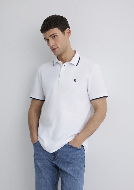 POLO TISÖRT Beyaz Erkek Beyaz T-Shirt - M066039