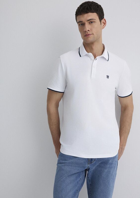 POLO TISÖRT Beyaz Erkek Beyaz T-Shirt - M066039