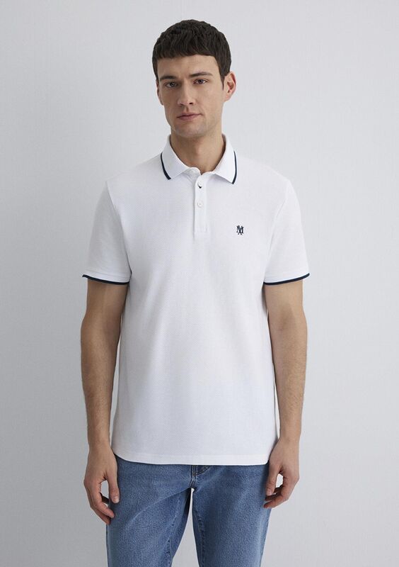 POLO TISÖRT Beyaz Erkek Beyaz T-Shirt - M066039