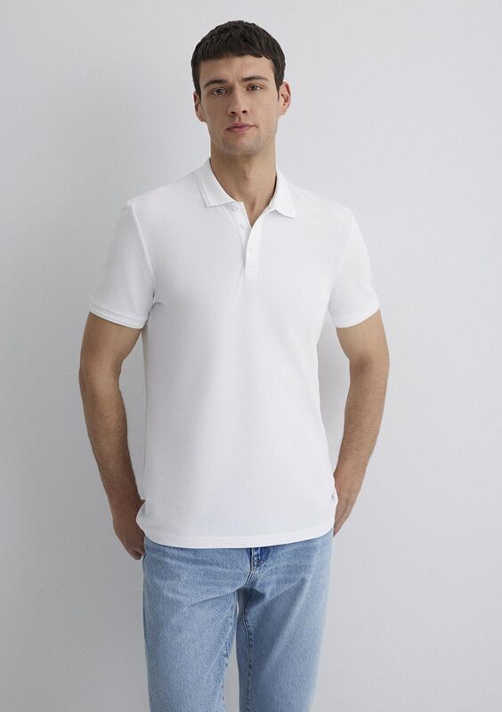 POLO TİŞÖRT Erkek Beyaz Polo - M064946