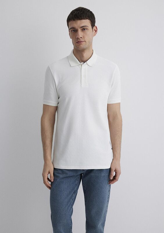 POLO TİŞÖRT Erkek Beyaz T-Shirt - M0612534