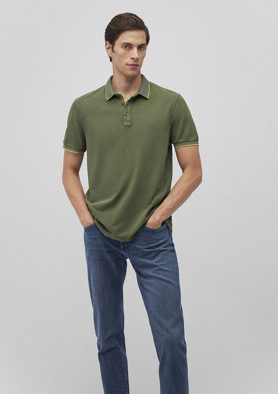 POLO TİŞÖRT Erkek Yeşil Polo T-Shirt - M065920