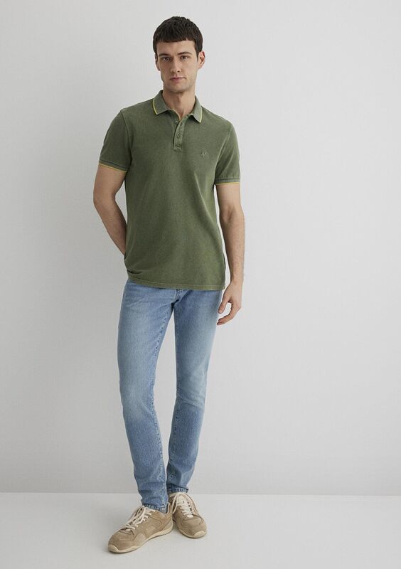 POLO TİŞÖRT Erkek Yeşil Polo T-Shirt - M065920