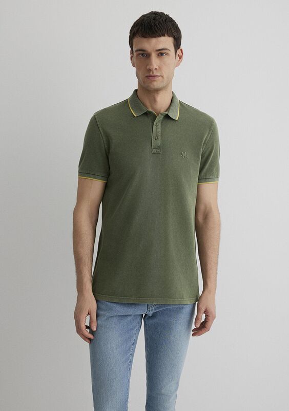 POLO TİŞÖRT Erkek Yeşil Polo T-Shirt - M065920