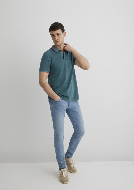 POLO TİŞÖRT Erkek Yeşil Polo T-Shirt - M065920