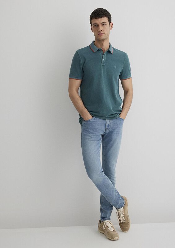 POLO TİŞÖRT Erkek Yeşil Polo T-Shirt - M065920