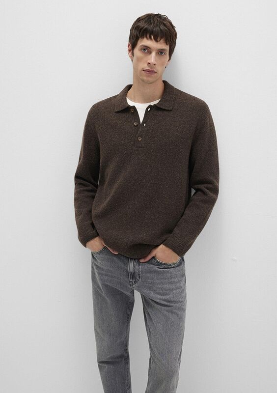 POLO YAKA KAZAK Erkek Kahverengi Kazak - M0710255