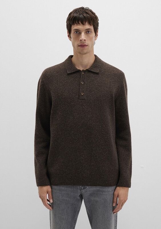 POLO YAKA KAZAK Erkek Kahverengi Kazak - M0710255