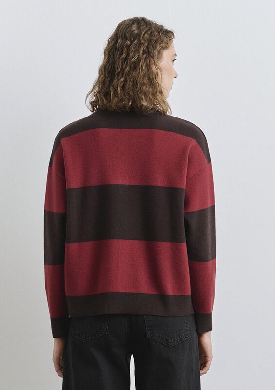 POLO YAKA KAZAK Kadın Beyaz Kazak - M1710708