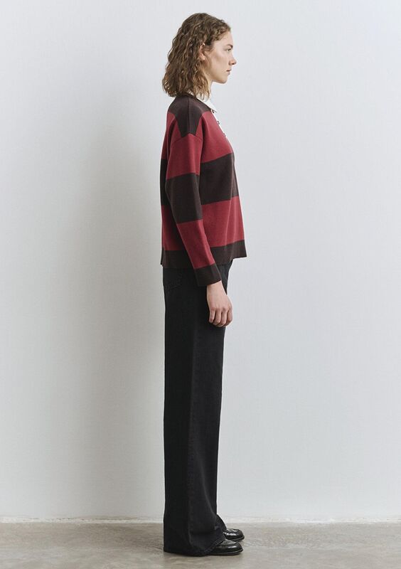 POLO YAKA KAZAK Kadın Beyaz Kazak - M1710708