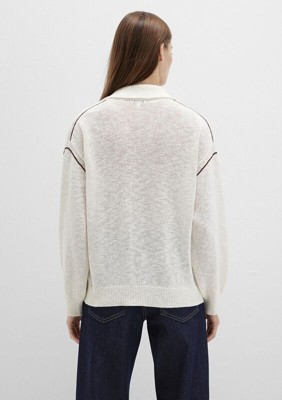 POLO YAKA KAZAK Kadın Kahverengi Kazak - M1710834