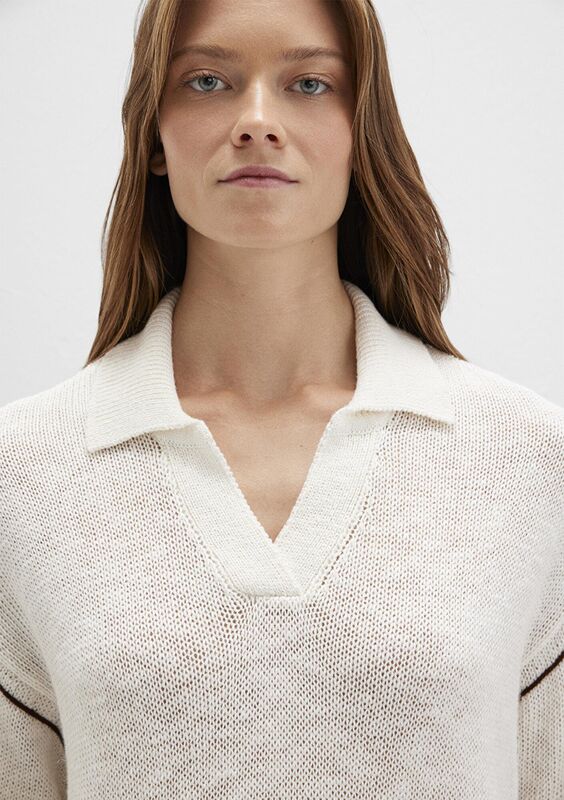 POLO YAKA KAZAK Kadın Kahverengi Kazak - M1710834