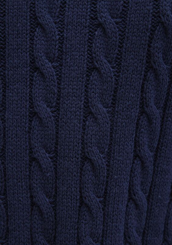 POLO YAKA KAZAK Kadın Koyu Mavi Kazak - M1710717