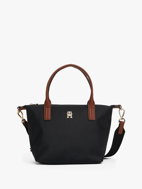 Tommy Hilfiger - POPETTE MINI TOTE Kadın Siyah Çanta - AW0AW17709
