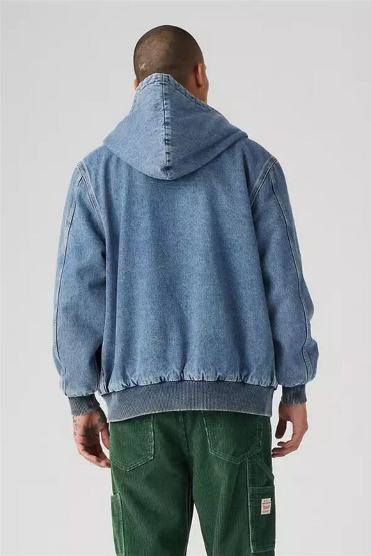 POTRERO DENIM HOODY GET INVOLVED T Erkek Mavi Ceket - A3222