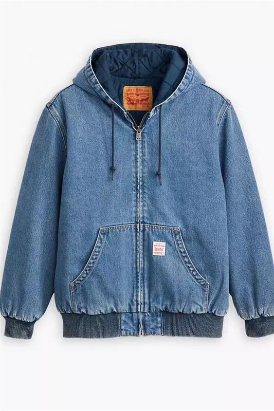 POTRERO DENIM HOODY GET INVOLVED T Erkek Mavi Ceket - A3222