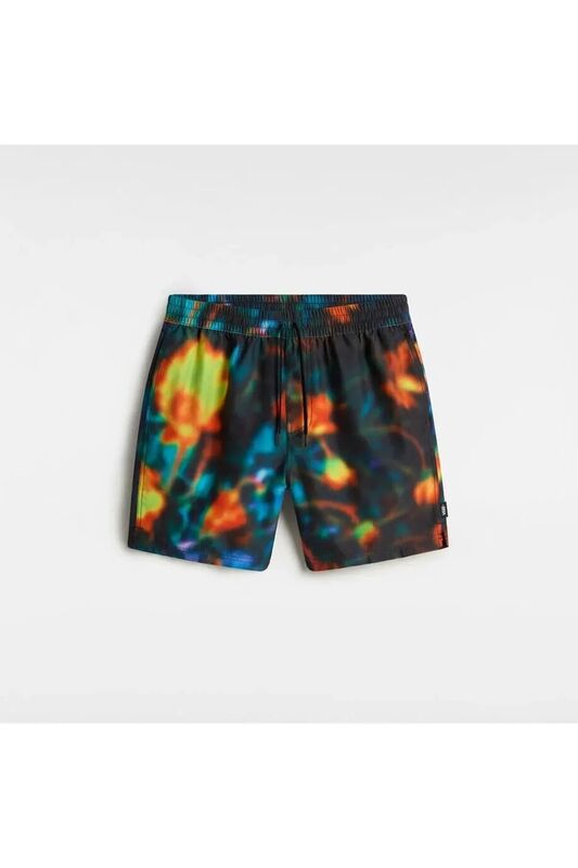 Vans - PRIMARY PRINT ELASTIC BOARDSHORT Erkek Siyah Deniz Şortu - VN0008KU