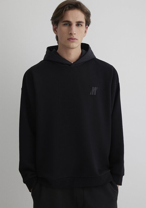 PRO KAPÜŞONLU SWEATSHIRT Erkek Siyah Sweatshirt - M0S10353