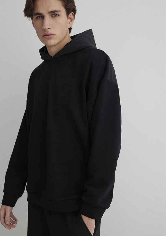 PRO KAPÜŞONLU SWEATSHIRT Erkek Siyah Sweatshirt - M0S10353