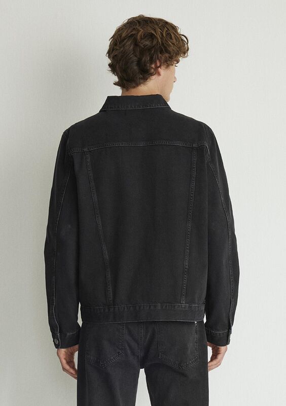 RAY Erkek Smoke College Denim Ceket - M0110273
