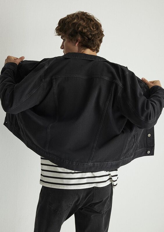 RAY Erkek Smoke College Denim Ceket - M0110273